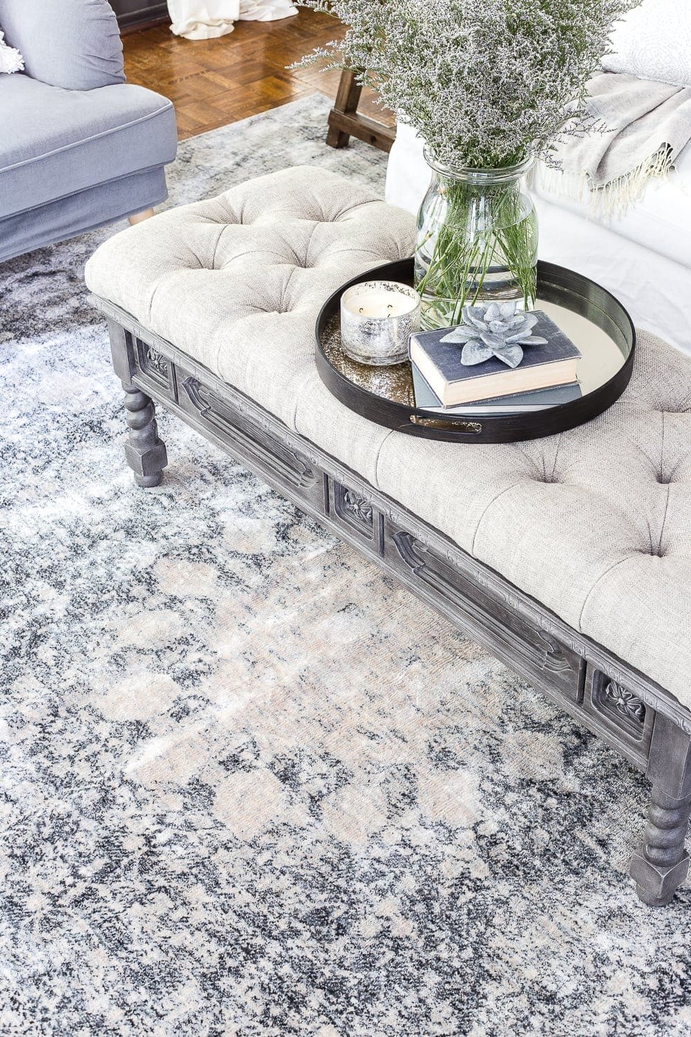 kid-friendly area rugs that hide stains well and are soft for playing on