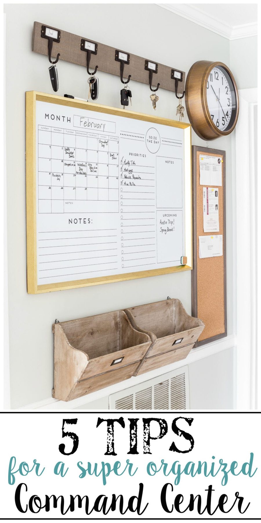 How to make a super functional and organized command center