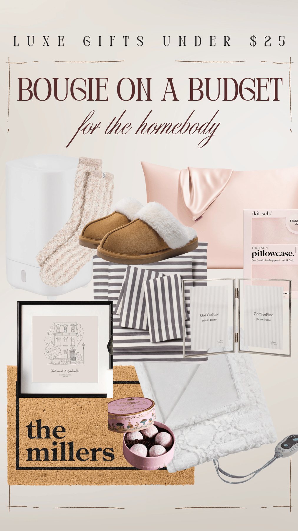 cheap gift ideas under $25 homebody home mom grandma girlfriend sister aunt best friend