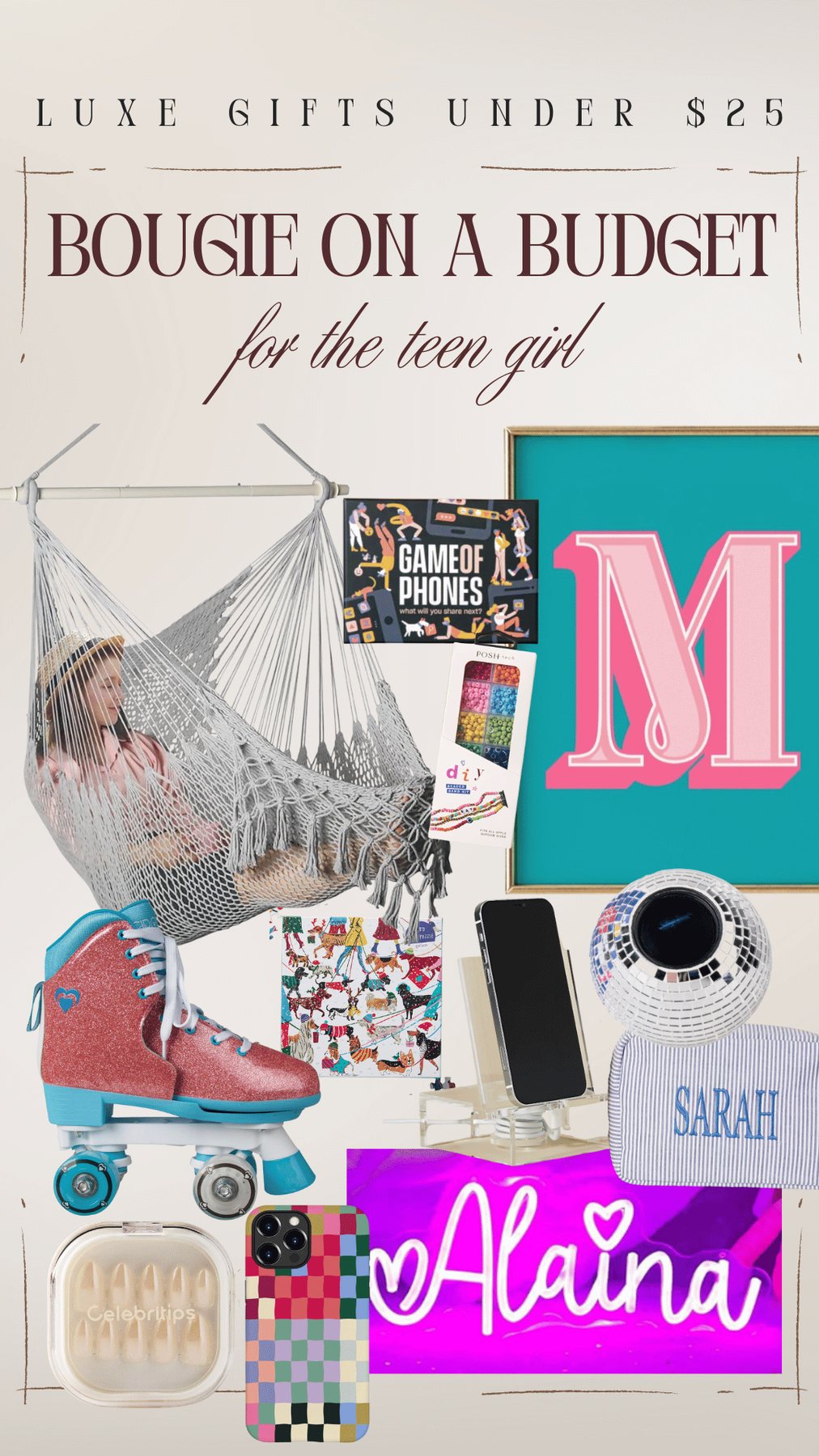 cheap gift ideas under $25 teen girls preteen tween