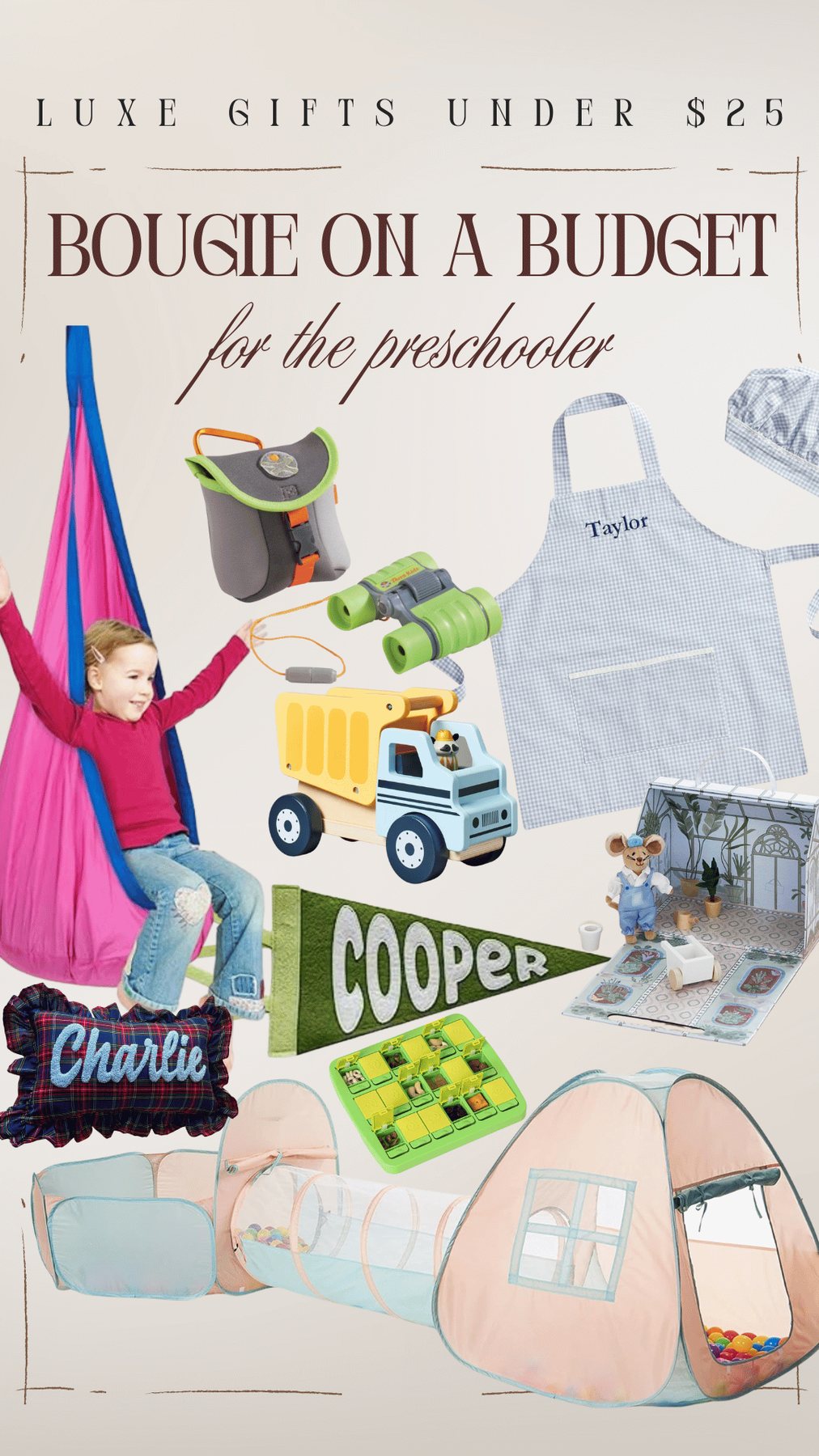 cheap gift ideas under $25 preschool little kids boys girls