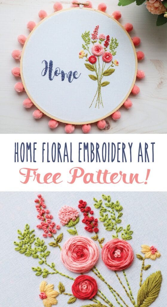 floral embroidery