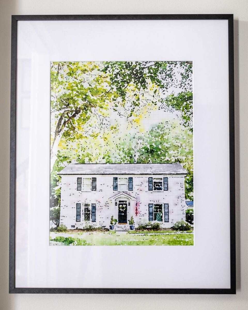 house portrait