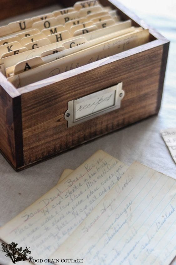 recipe box
