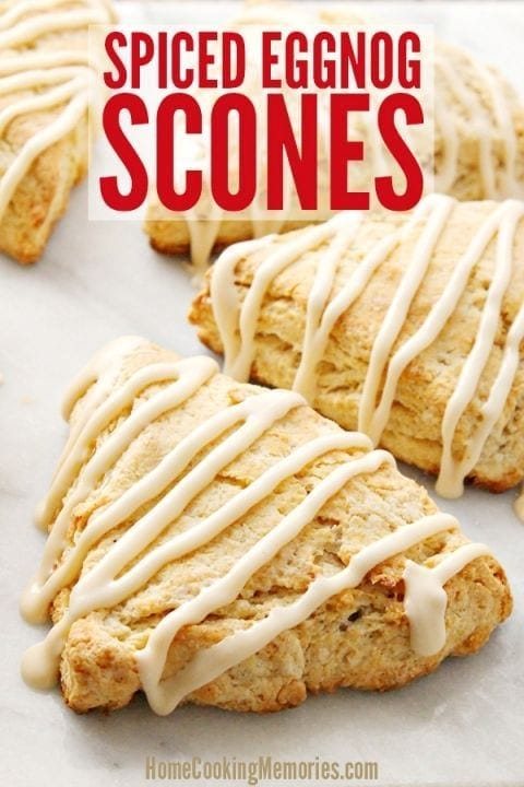DIY Christmas Gifts Spiced Eggnog Scones