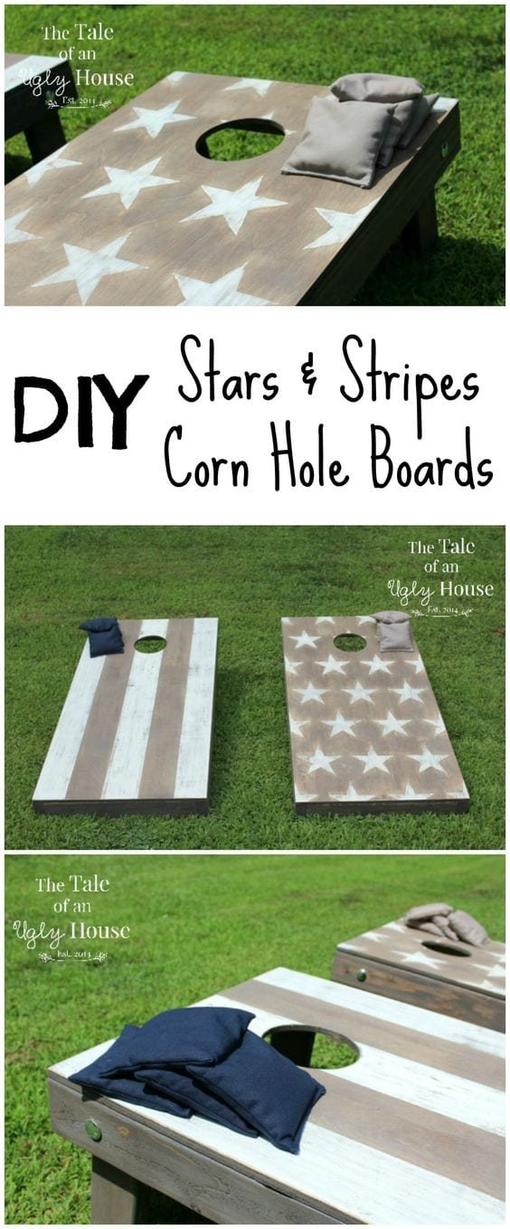 DIY Christmas Gifts cornhole