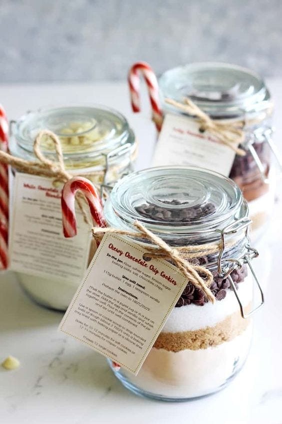 DIY Christmas Gifts Cookie Mix