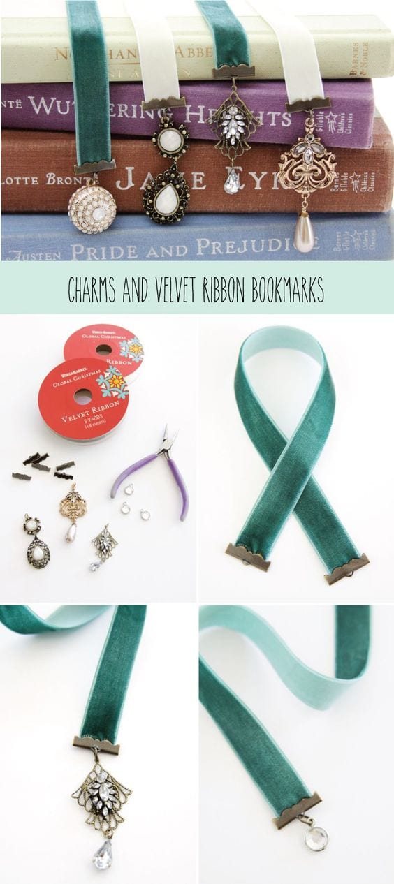 DIY Christmas Gift Bookmarks
