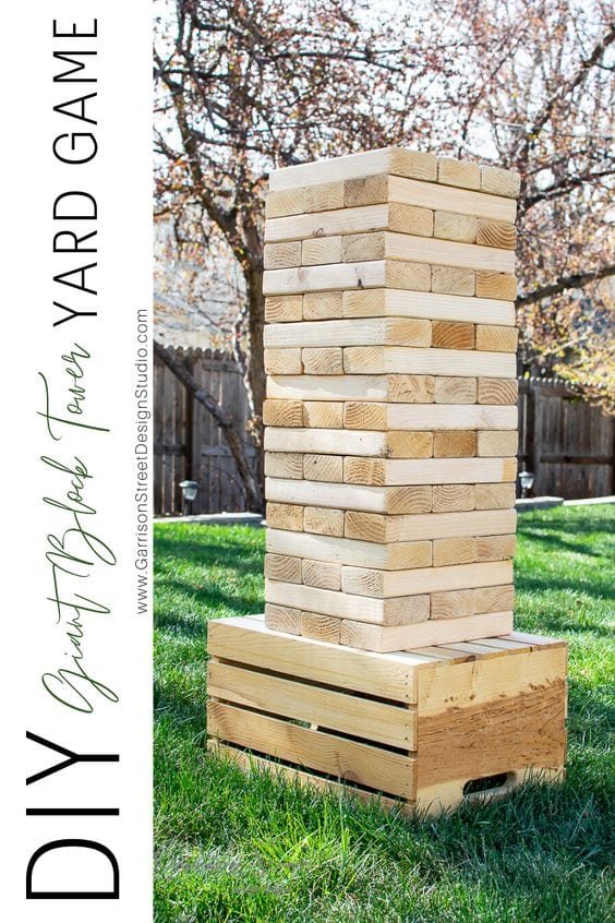 DIY Christmas Gifts jenga