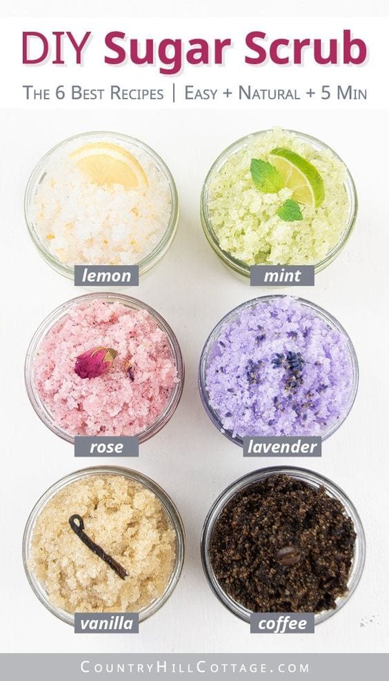 DIY Christmas Gifts sugar scrubs
