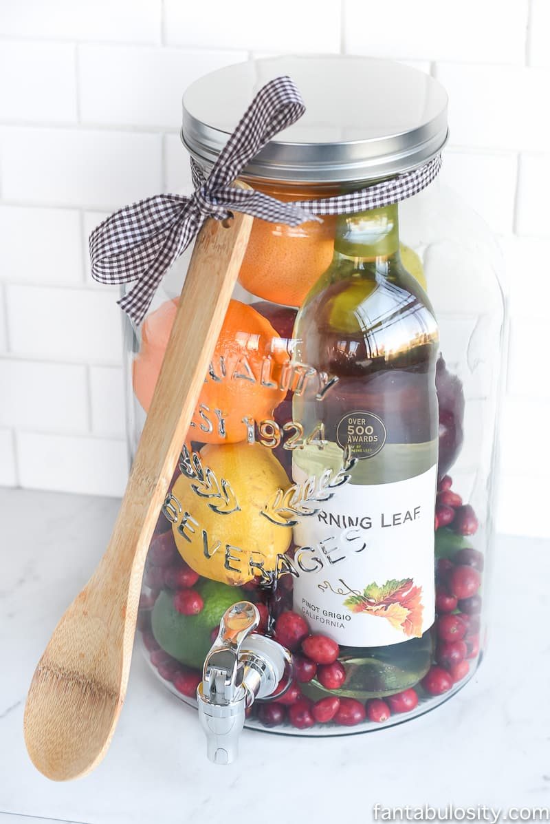 DIY Christmas Gifts Sangria Kit