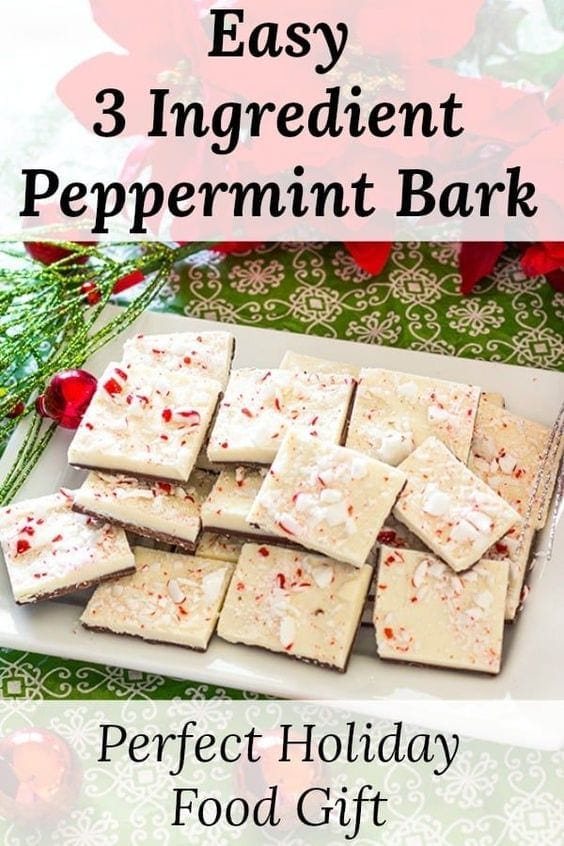 DIY Christmas Gifts Peppermint Bark