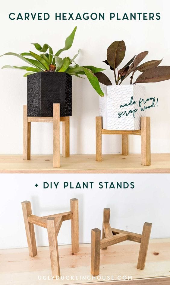 DIY Christmas Gifts plant stands