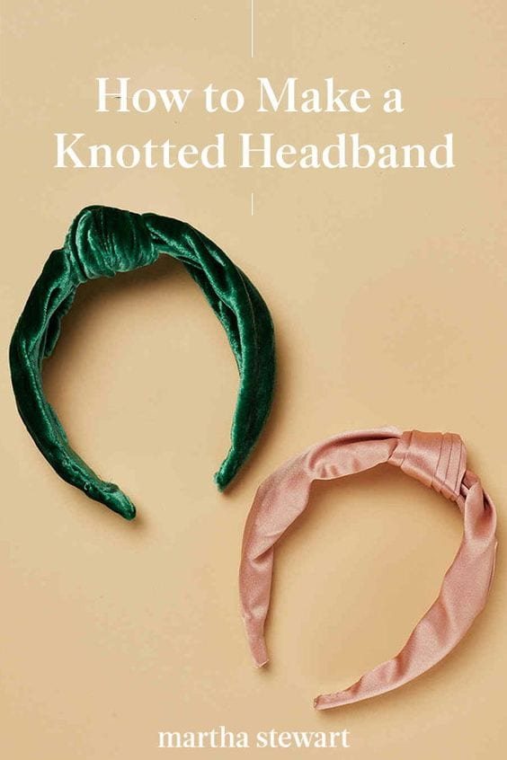 DIY Christmas Gifts knotted headbands