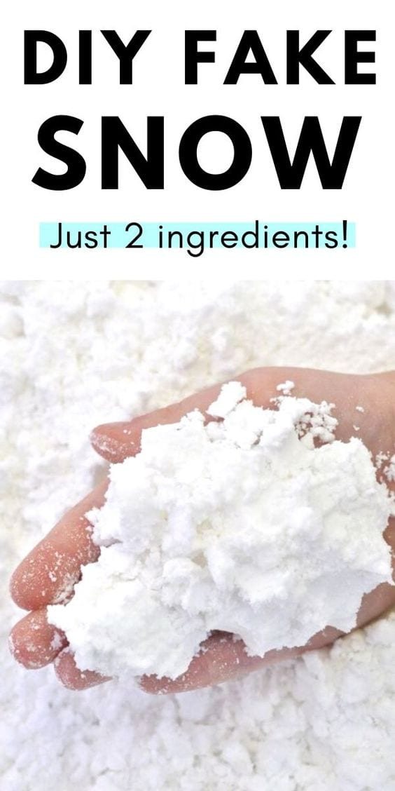 DIY Christmas Gifts fake snow