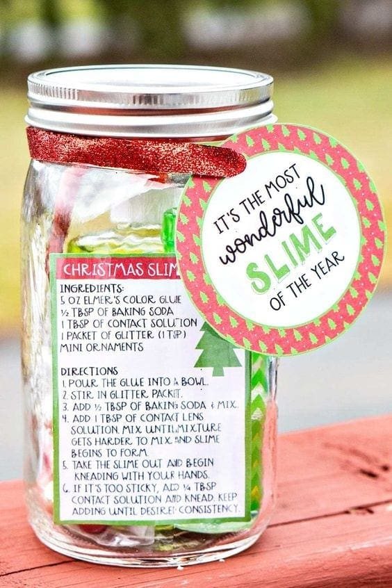 DIY Christmas Gifts slime kit