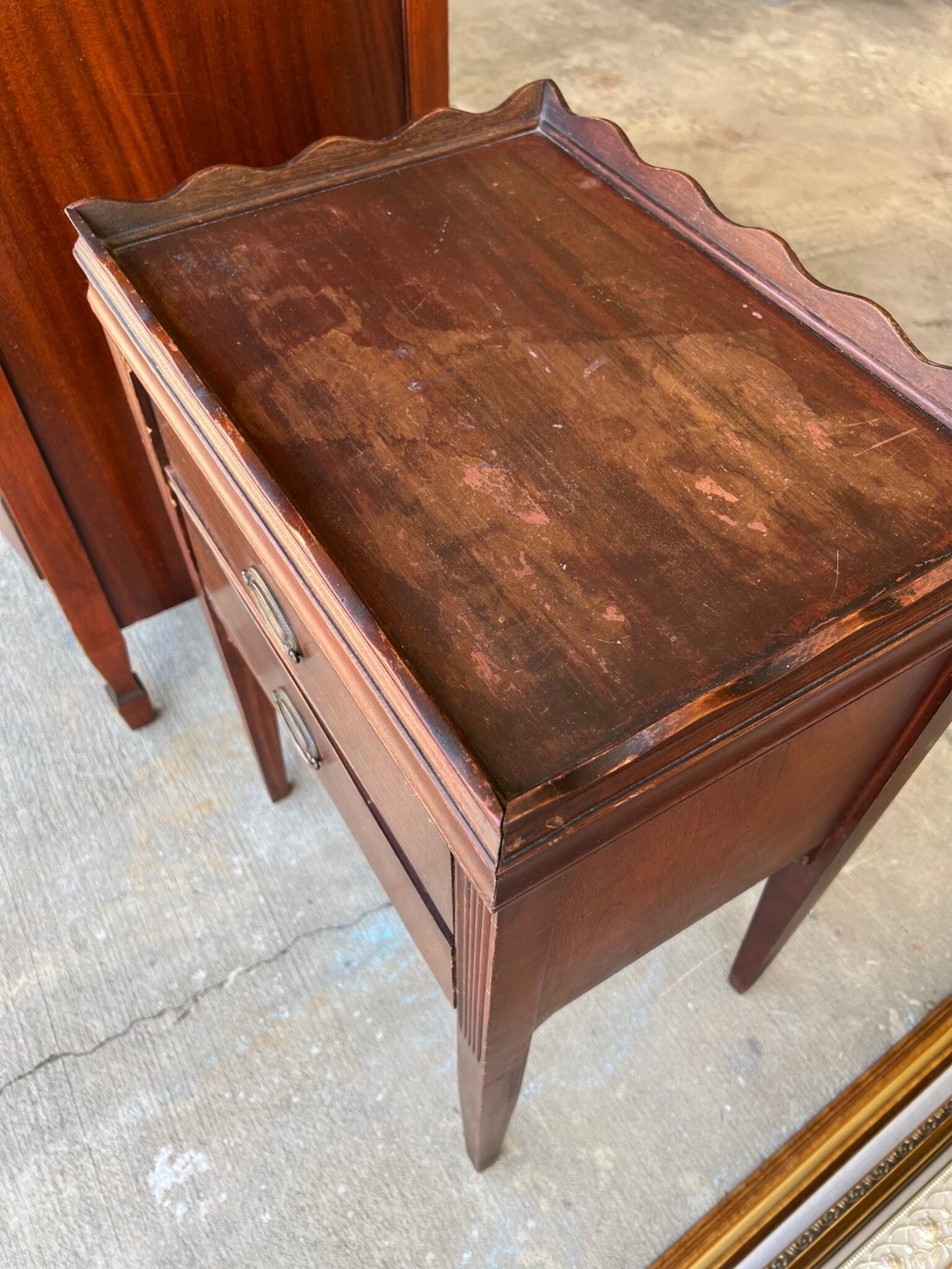 wood furniture before