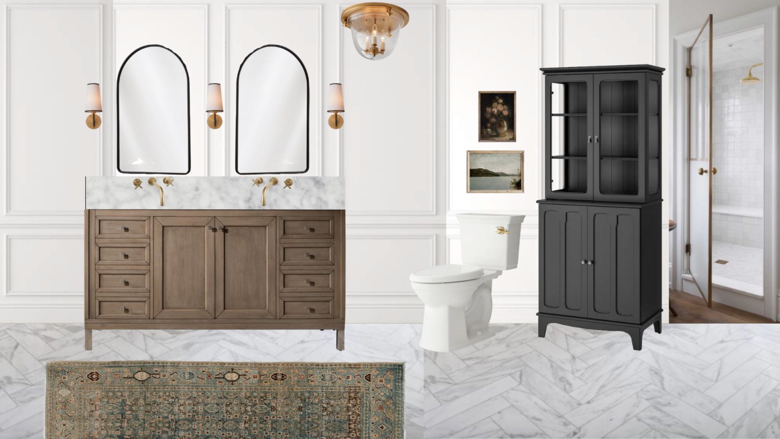classic bathroom design