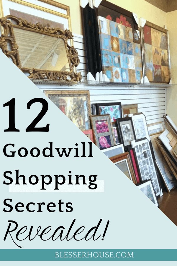 goodwill shopping tips