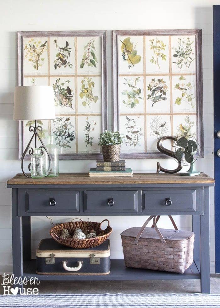 Console Table Makeover and Foyer Reveal