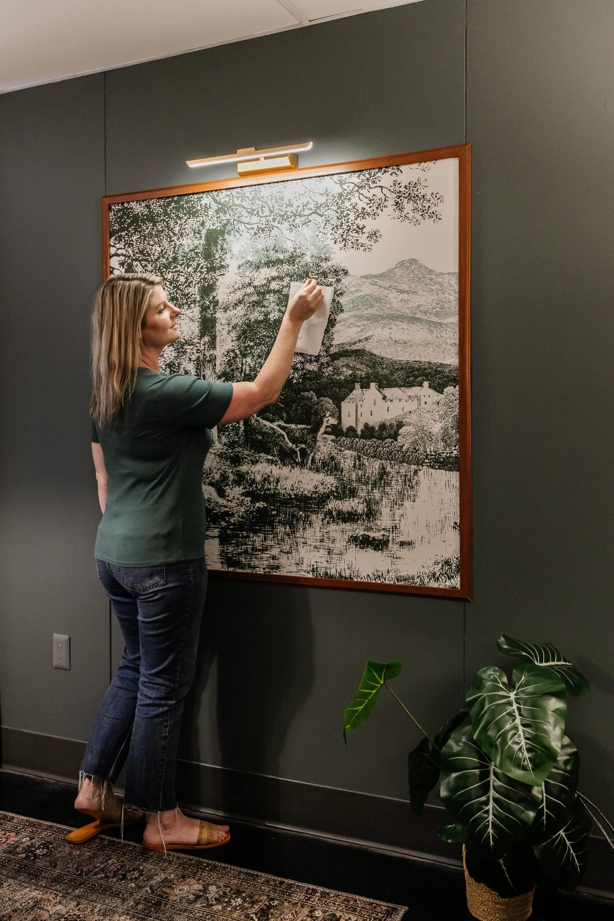 DIY Large Wall Art Magnetic Memo Board