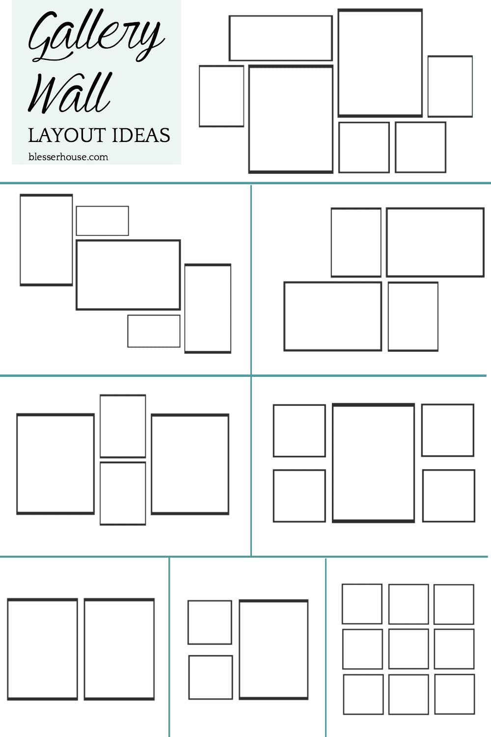 gallery wall layout ideas