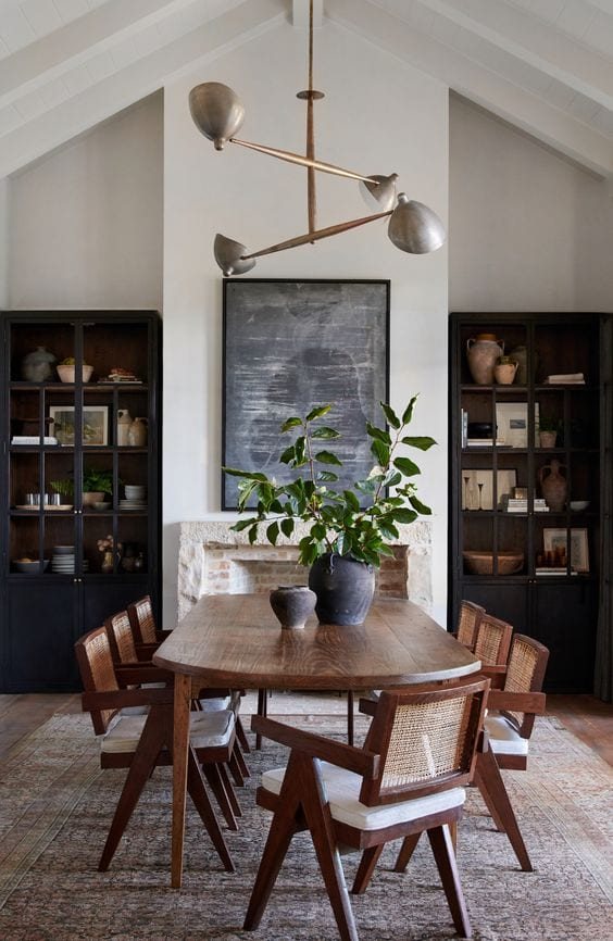 chalkboard as dining room wall decor