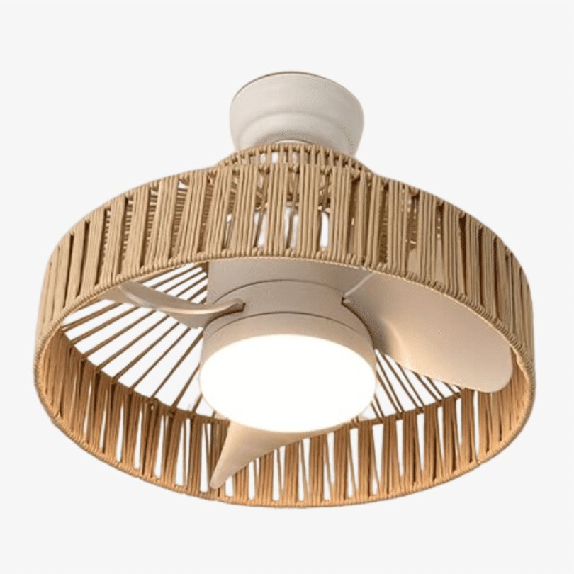 nylon rope caged ceiling fan