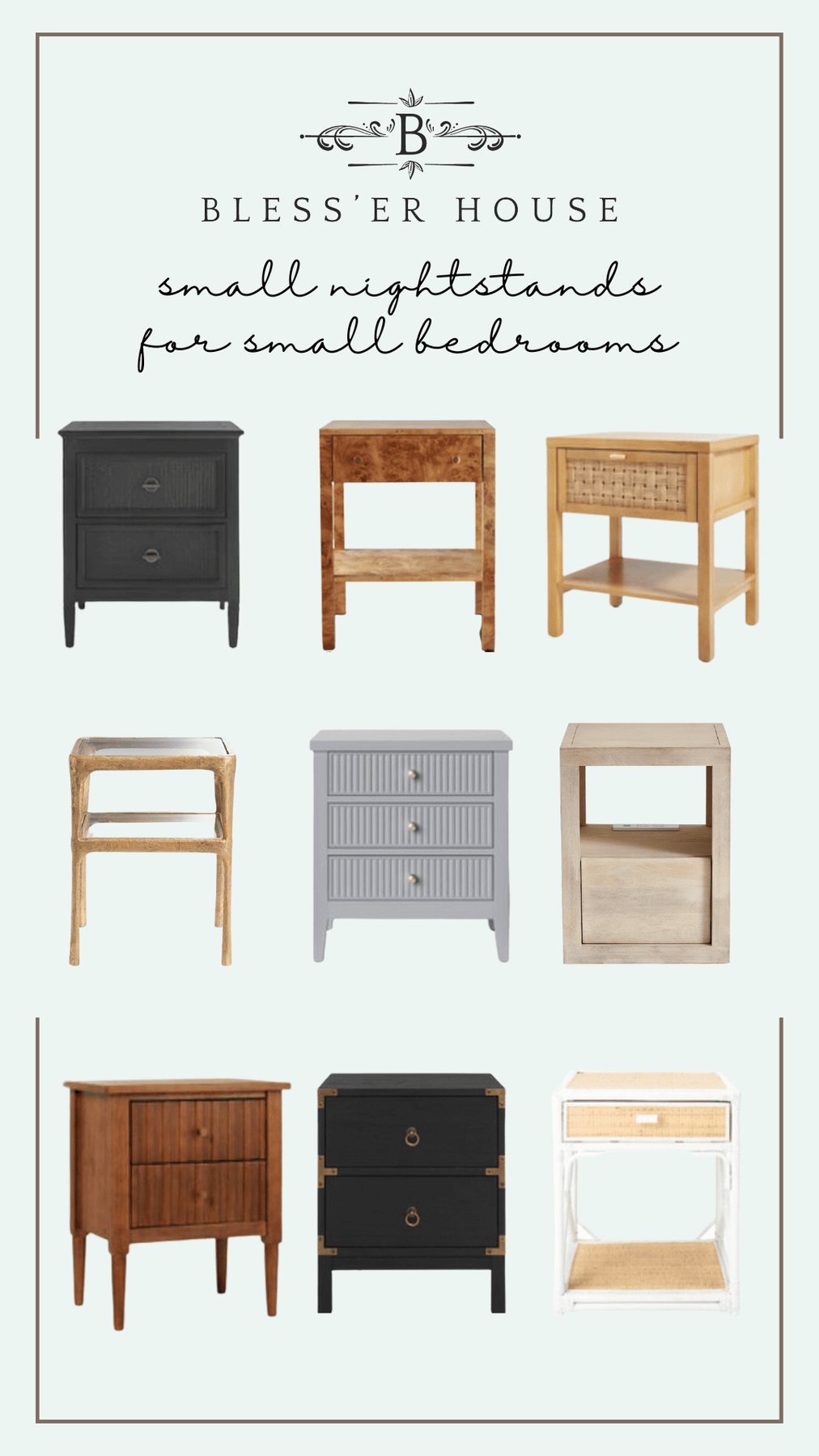 20 small nightstands for small bedrooms