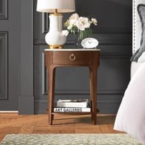 slim bedside table