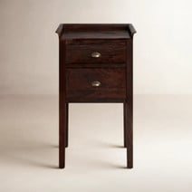 slim bedside table