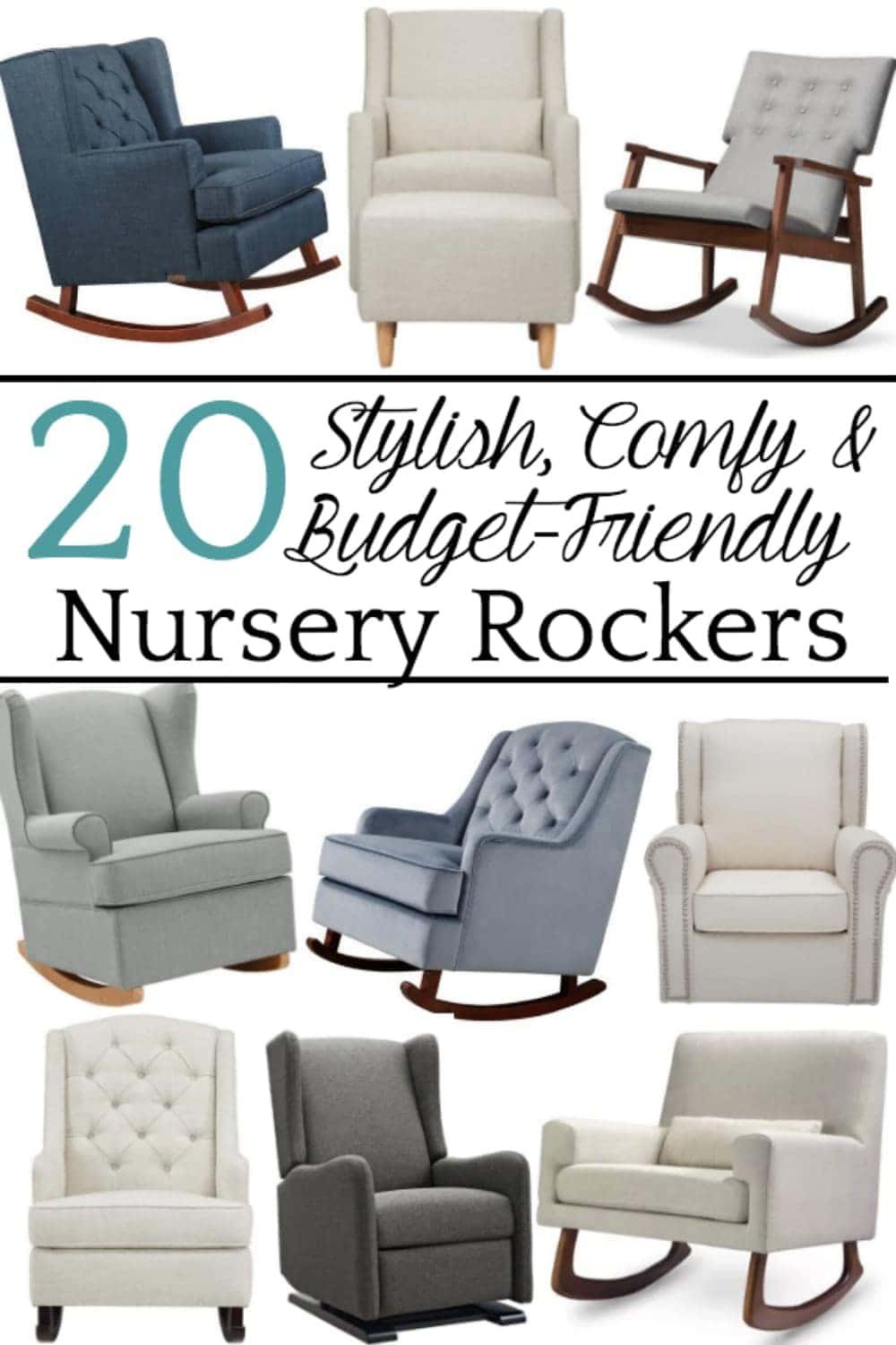 20 Stylish Budget-Friendly Nursery Gliders