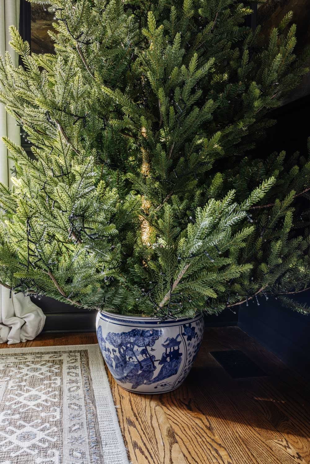 diy christmas tree stand planter pot