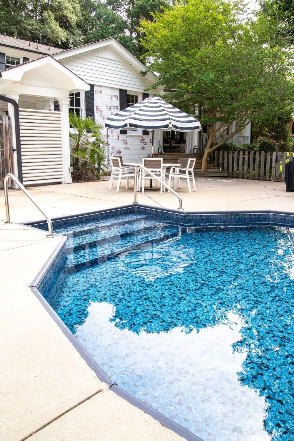 3 Year Anniversary House Tour Video | swimming pool back porch