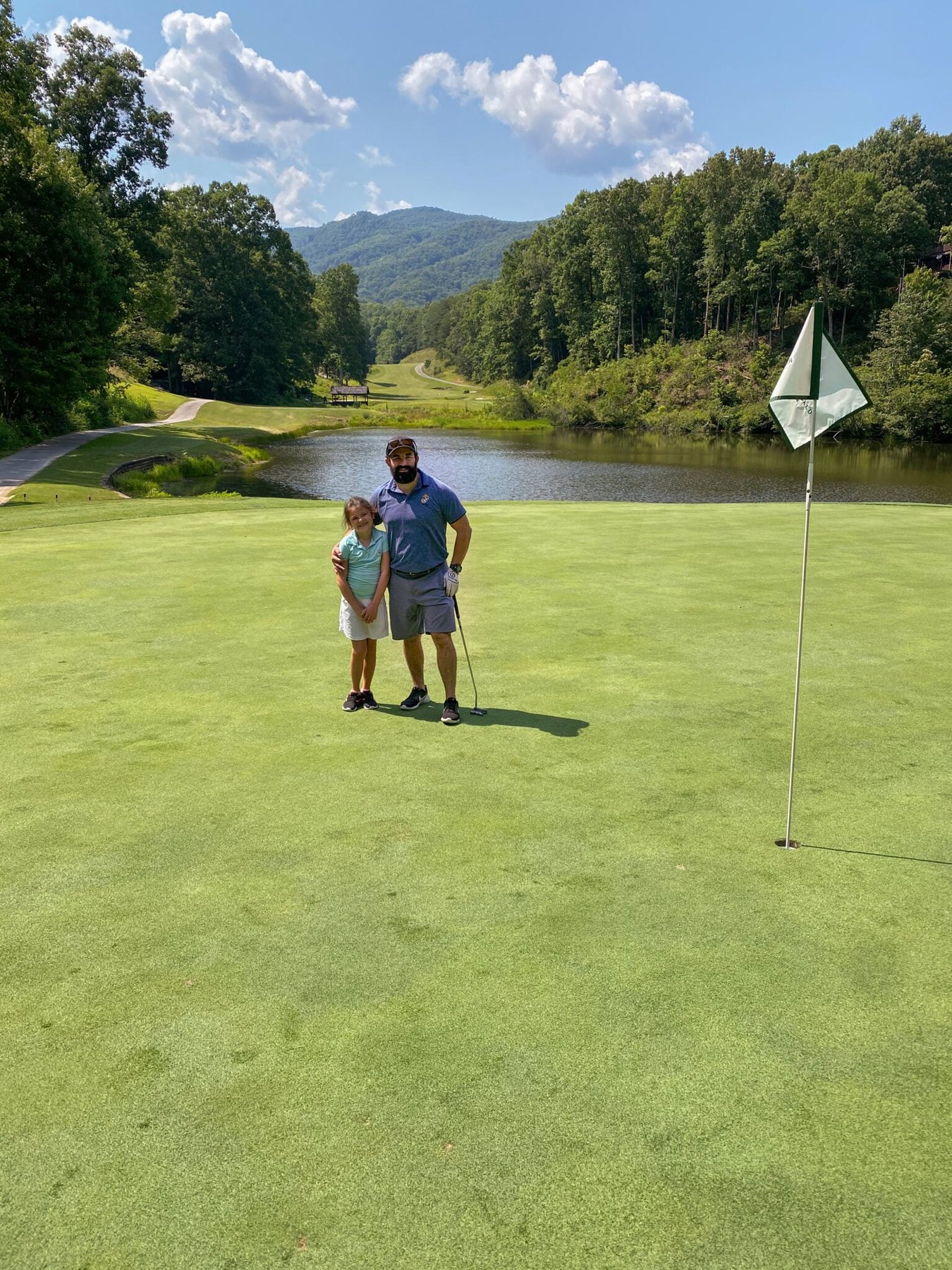 16th green at Rumbling Bald Resort where Dirty Dancing was filmed