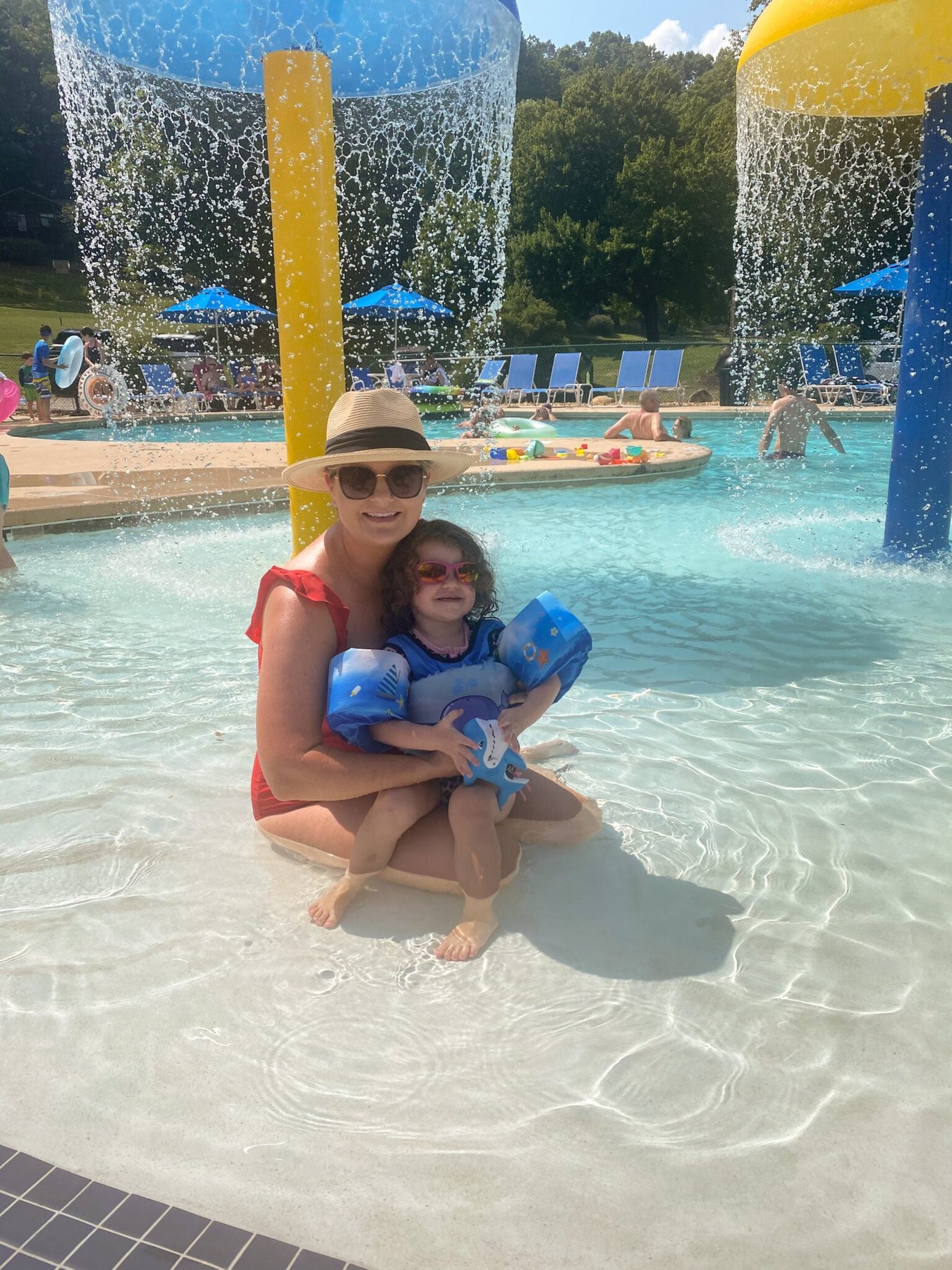 swimming pool at Rumbling Bald Resort