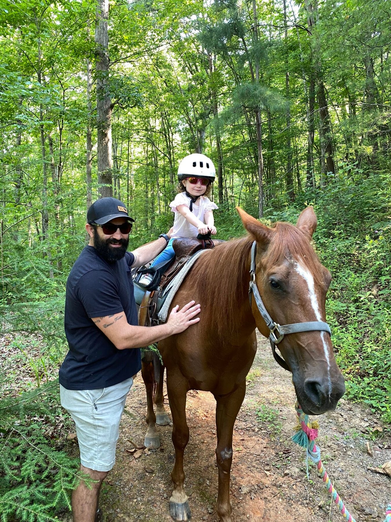 Cedar Creek Stables pony ride in Lake Lure