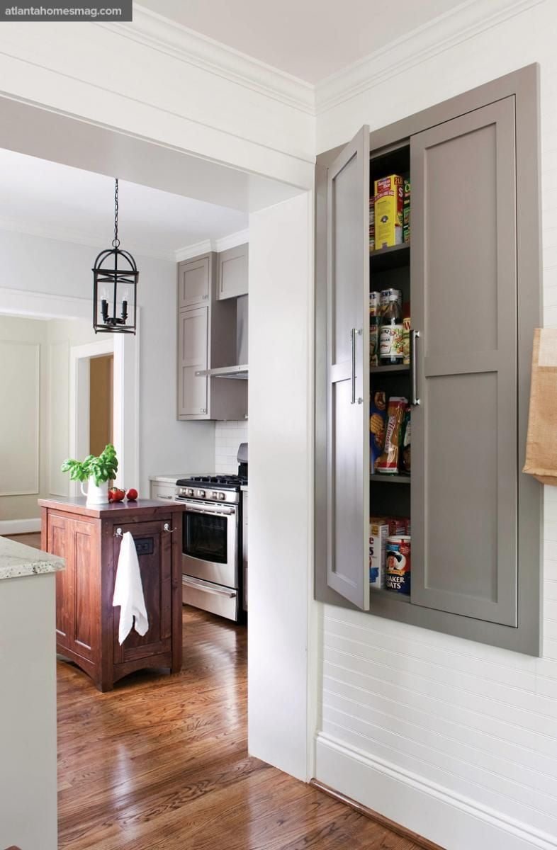 pantry storage between studs