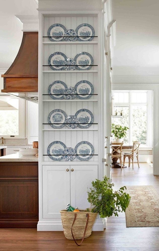 plate rack between studs