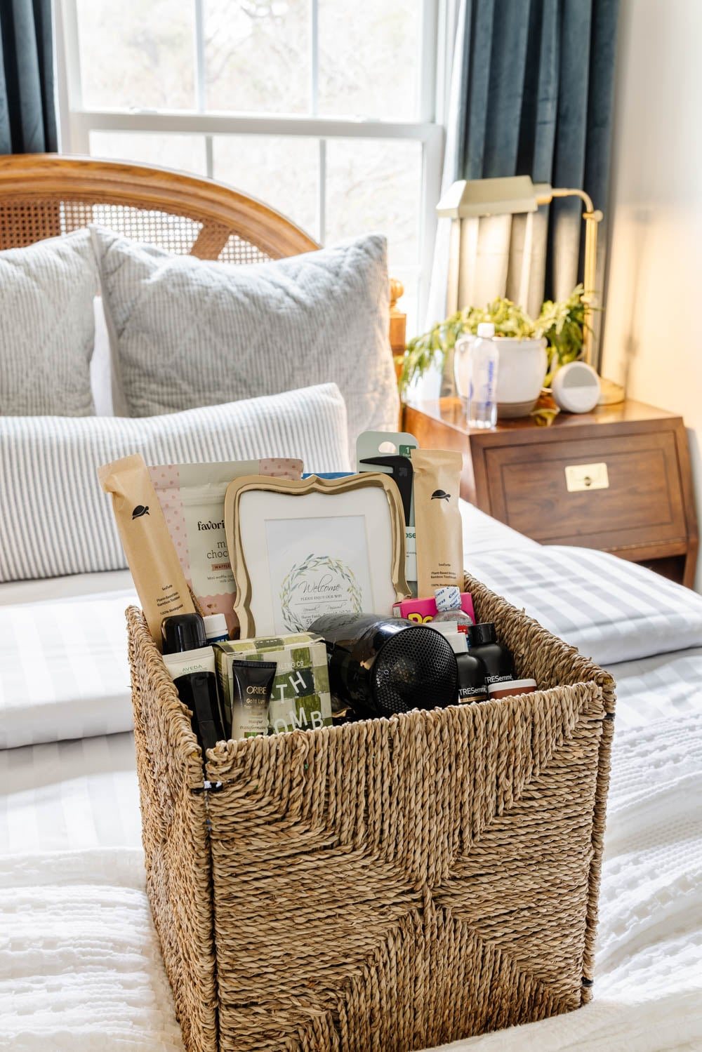 guest room amenities welcome basket