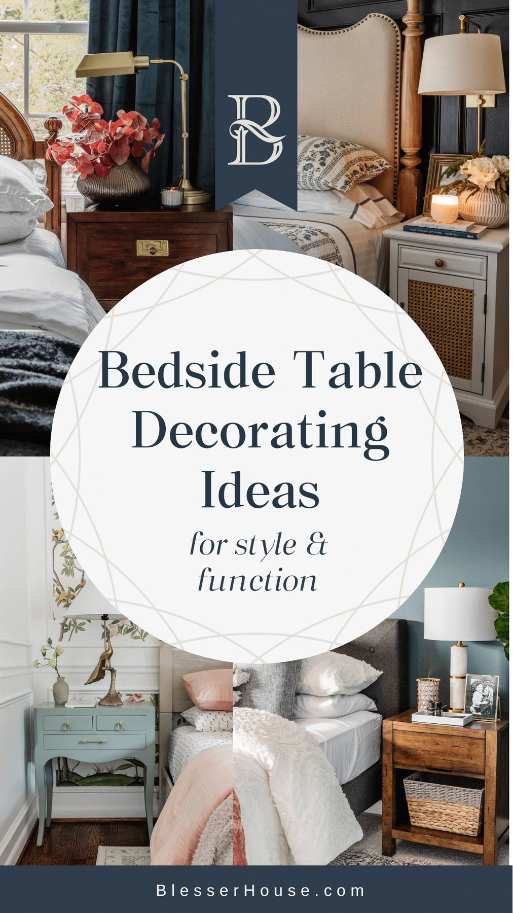 bedside table decorating ideas