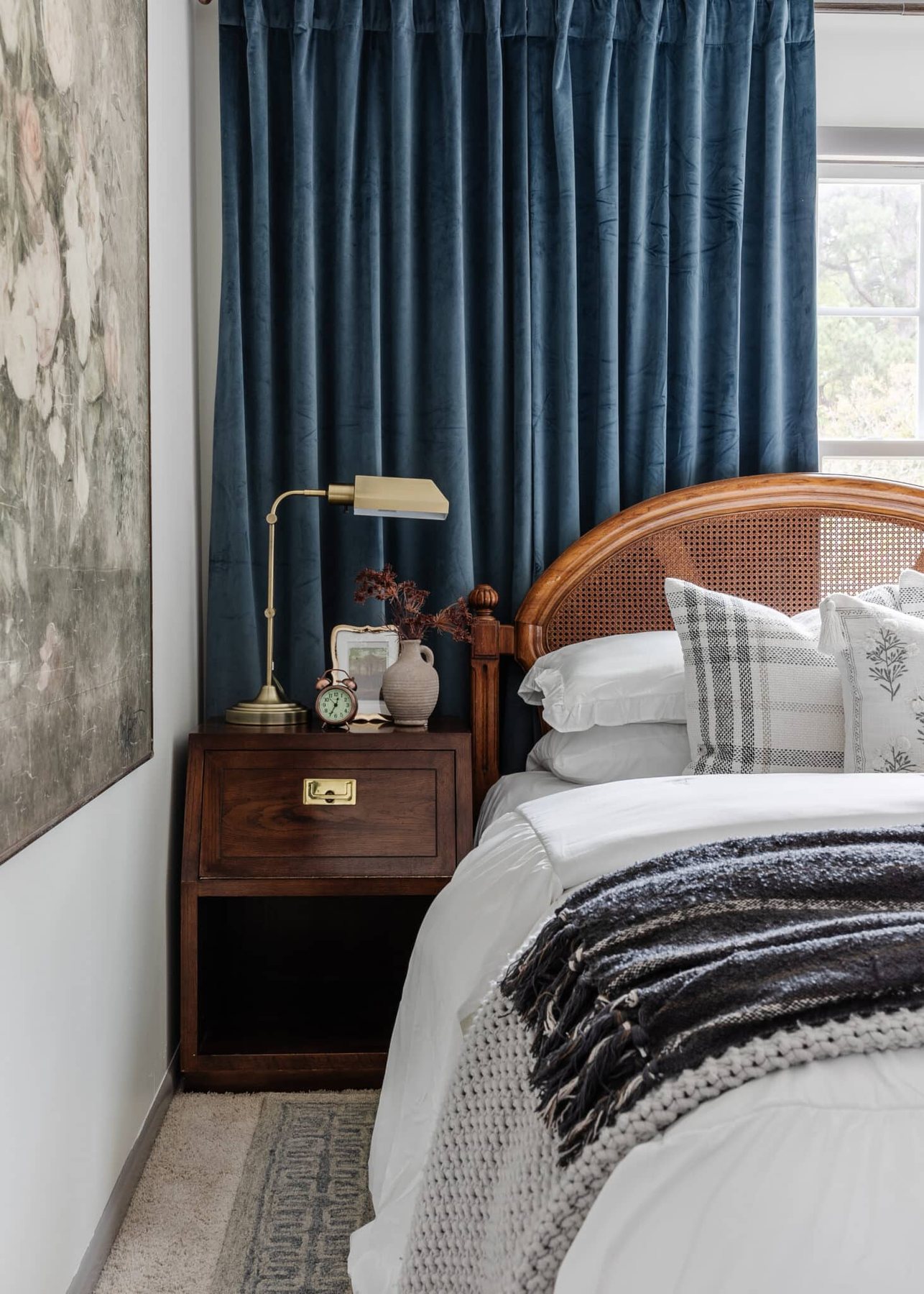 guest bedroom nightstand