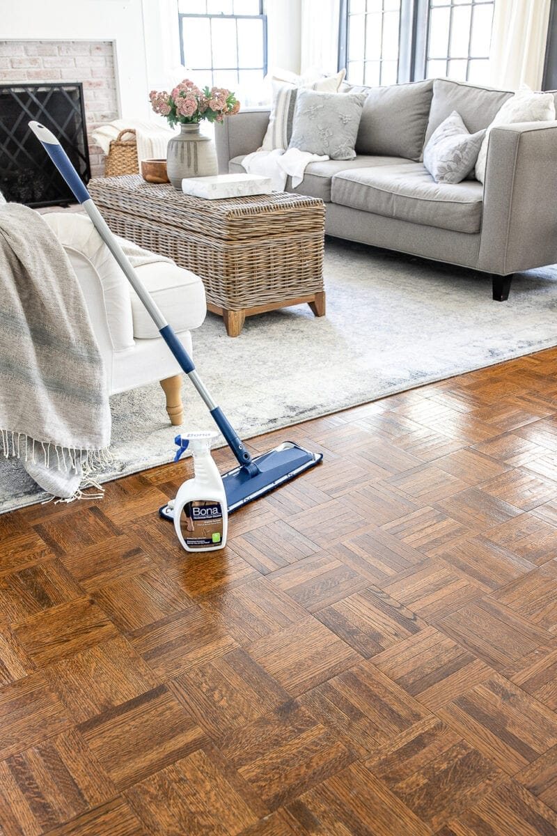 hardwood floor cleaning and polishing