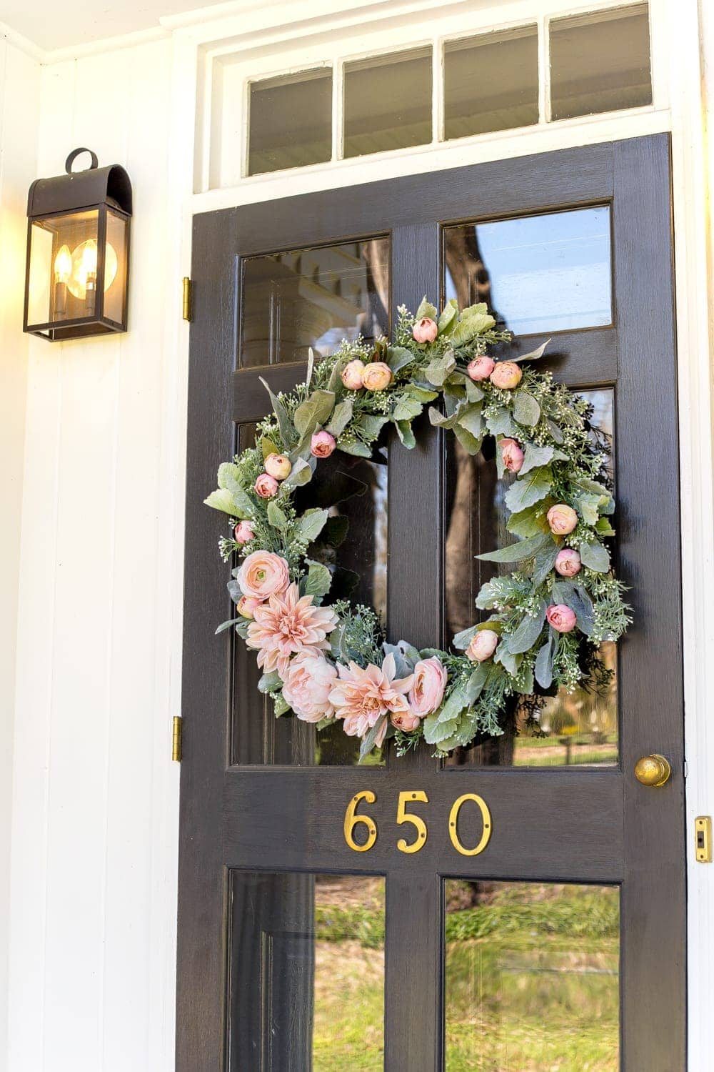 DIY Sage and Blush Spring Wreath