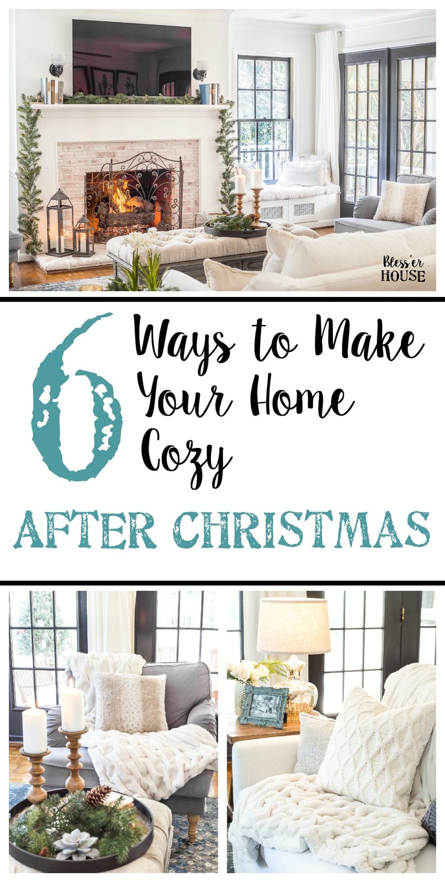 6 Ways to Make Your Home Feel Cozy After Christmas | unigumushane.com - 6 surefire ways to decorate your home feel cozy after Christmas during the cold winter months using proven methods from the Hygge lifestyle. #winterdecor #cozydecor #afterchristmas #hygge