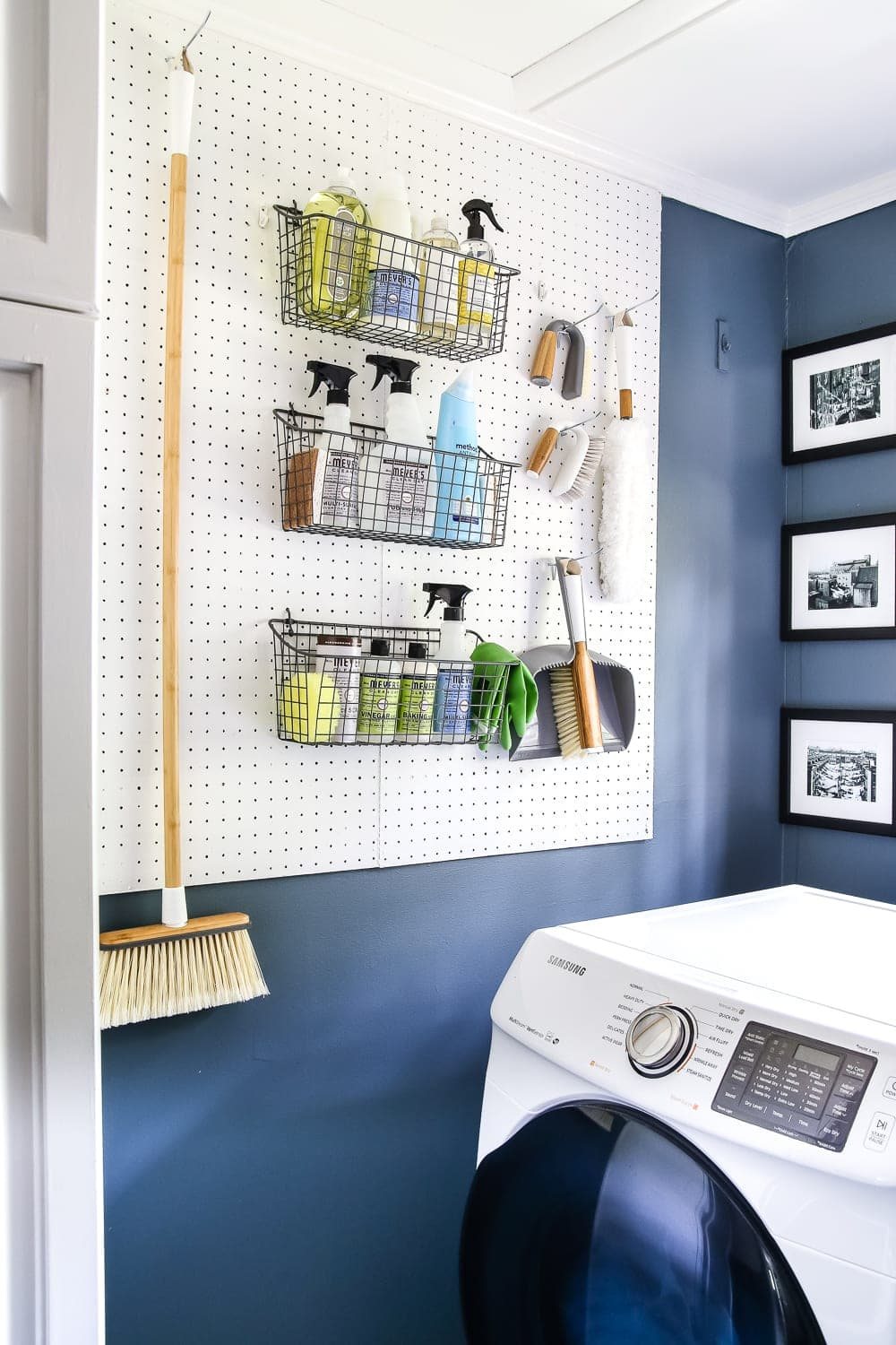 7 Must-Have Laundry Room Organizing Solutions | unigumushane.com - 7 essential items to get your laundry room organizing off like a well-oiled machine- how to organize cleaning supplies, laundry items, and household tools.