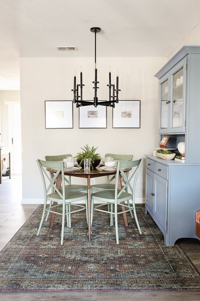 modern eclectic dining nook