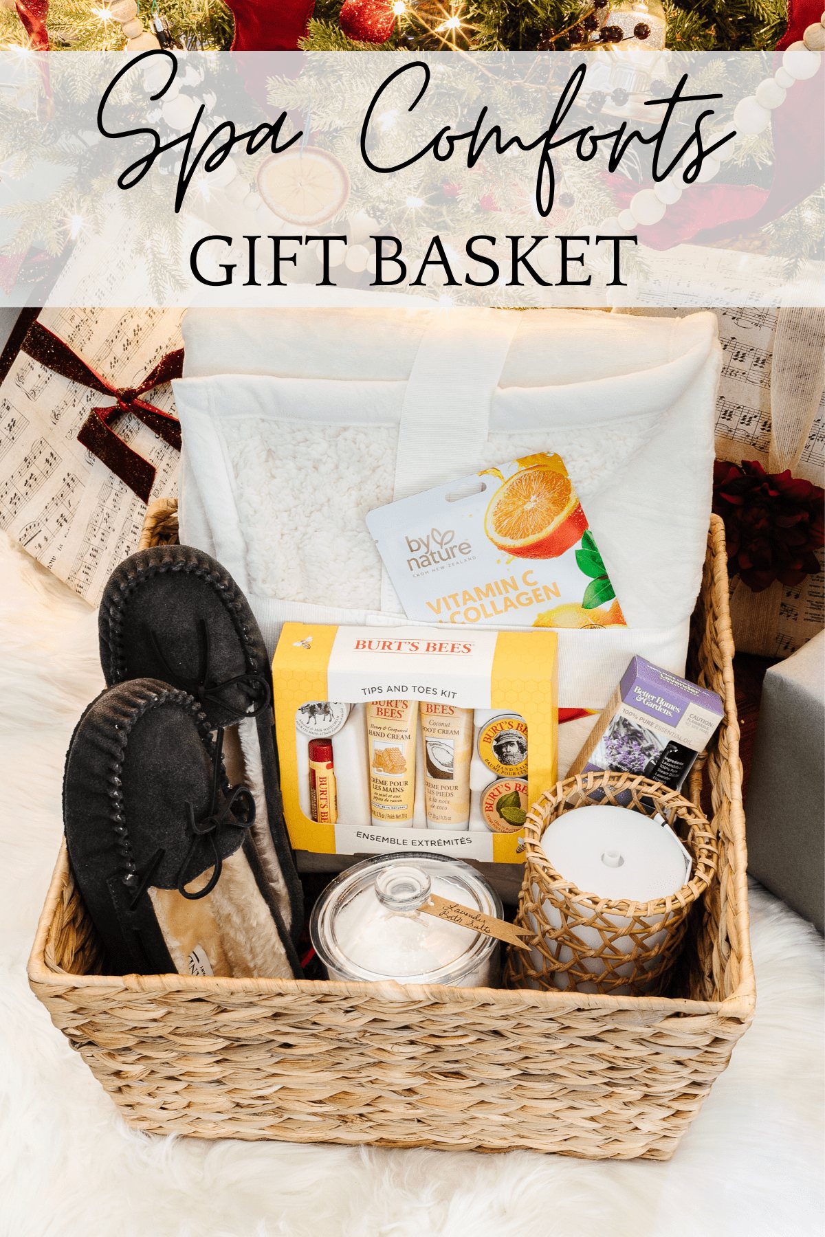Gift Basket Ideas : Spa at Home Kit