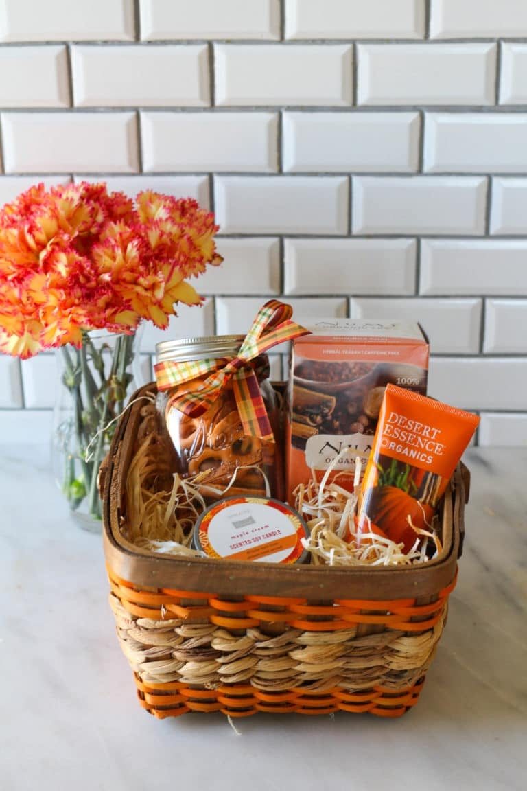 pumpkin spice gift basket