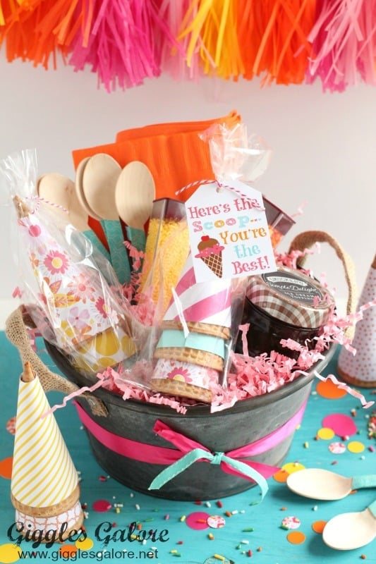 ice cream gift basket